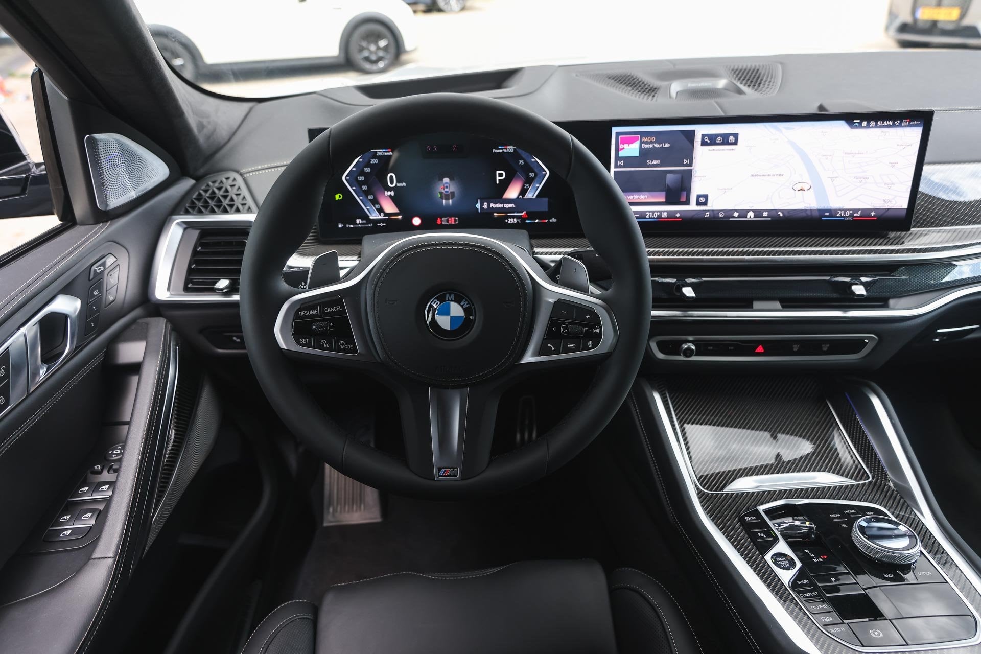 BMW X6 xDrive40i M Sport Automaat / Panoramadak / Trekhaak /, Auto's, Automaat, Zwart, Bedrijf, 2998 cc