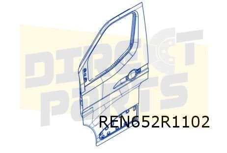 Renault Master (10/24-) voorportier Rechts Origineel ! 80100, -, -, Nieuw, -