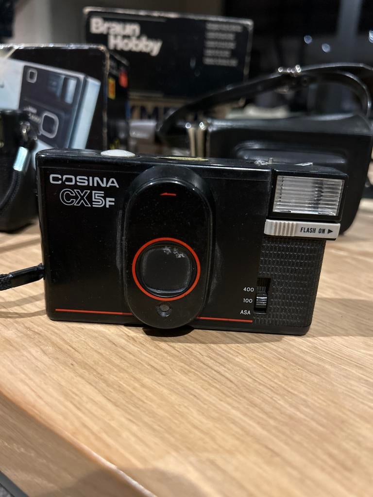 Cosina CX5F Compact Camera - Vintage Analoge Fotografie, Ophalen of Verzenden, Gebruikt, Compact, Overige Merken