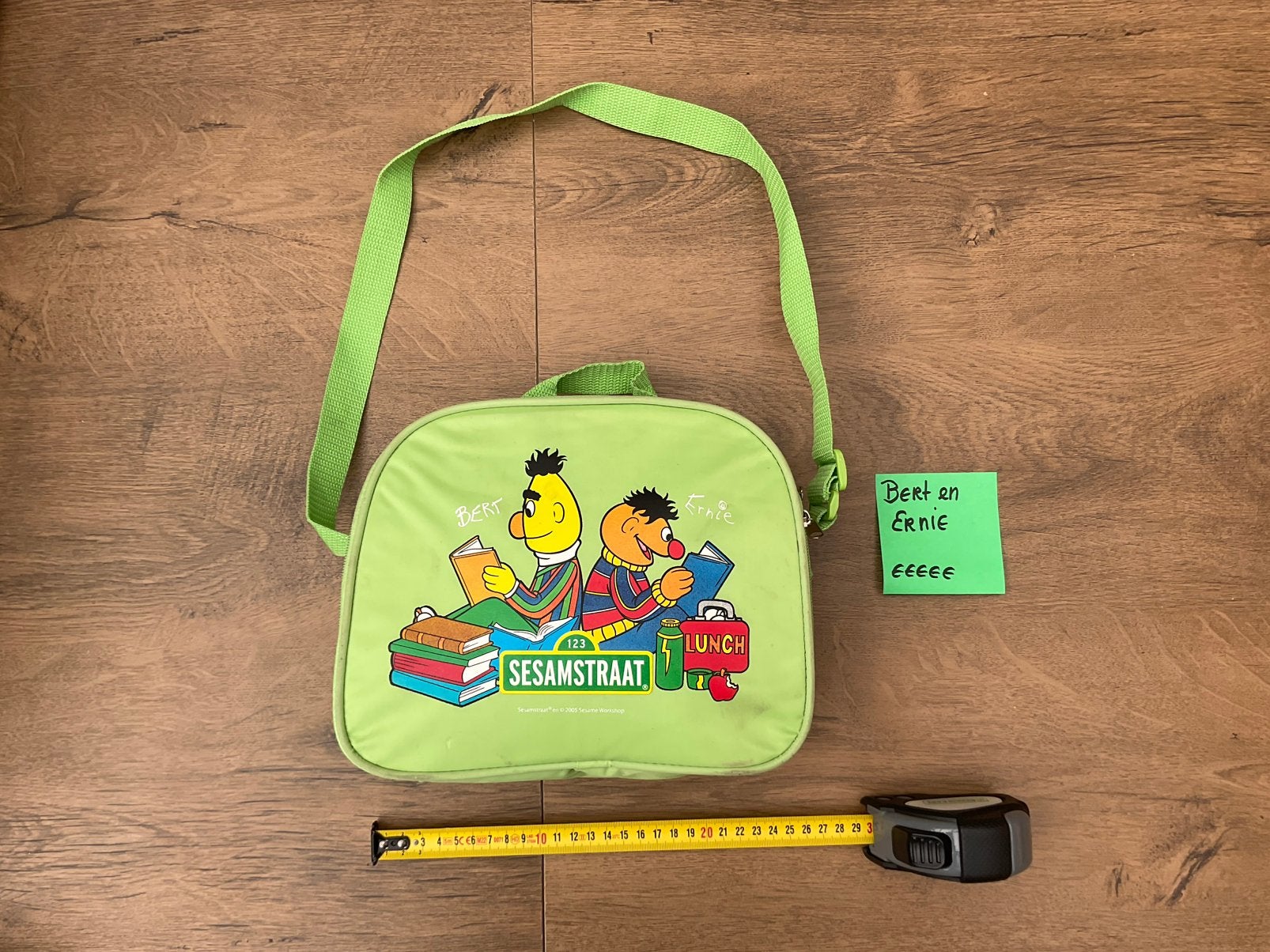 Gebruikte,niet kapot en werkt, Sesamstraat Bert en Ernie tas, Verzamelen, Ophalen, Gebruikt, Gebruiksvoorwerp