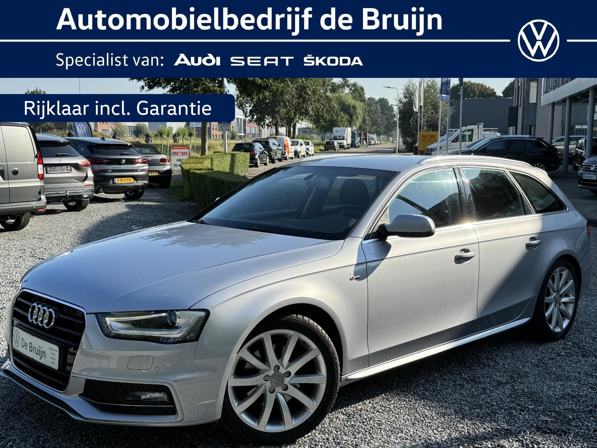 Audi A4 Avant 1.8 TFSI 170pk Aut. S-Line (Trekhaak,Navi,Keyl, Auto's, Stof, Gebruikt, 4 cilinders, 1505 kg