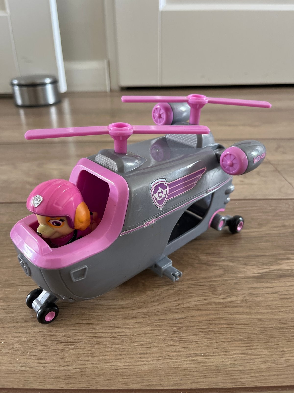 Paw Patrol Skye Helikopter, Ophalen, Gebruikt