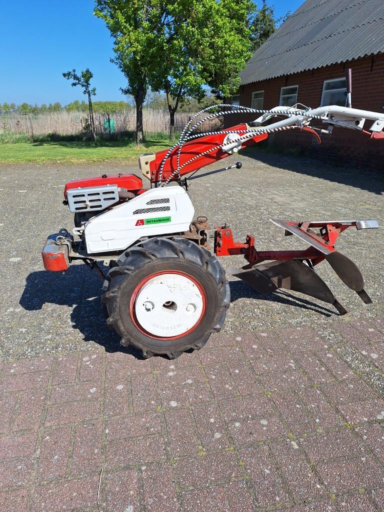 Tweewielige trekker met ploeg, Ophalen of Verzenden, Gebruikt, Overige soorten, Mitsubishi
