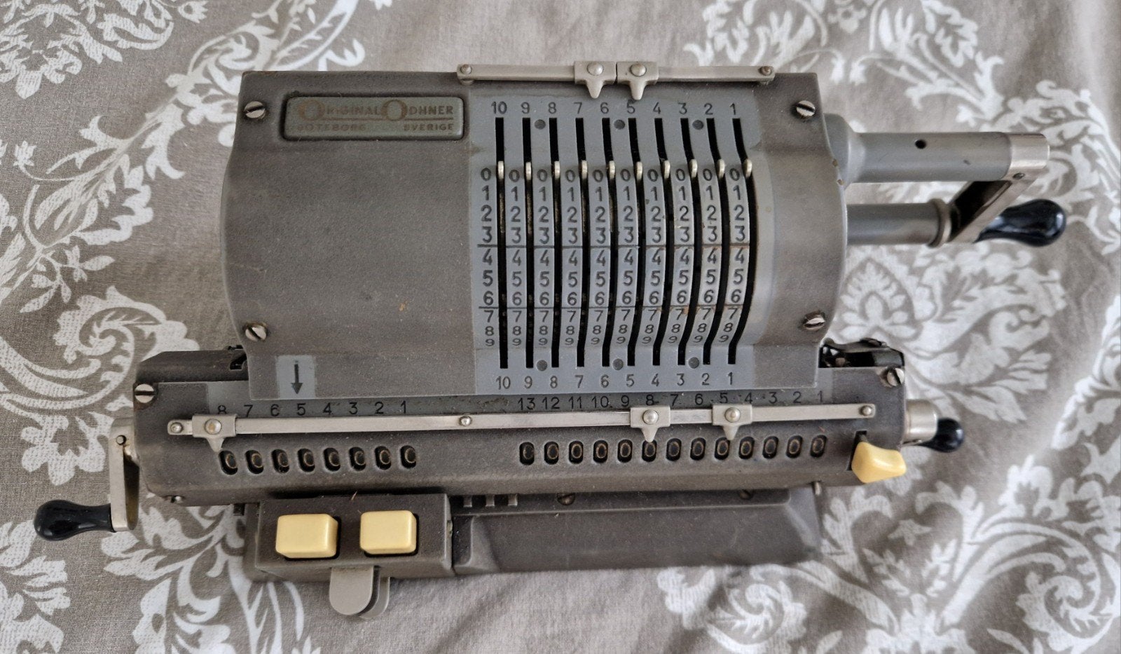 Antieke Original Rekenmachine, Antiek en Kunst, Ophalen