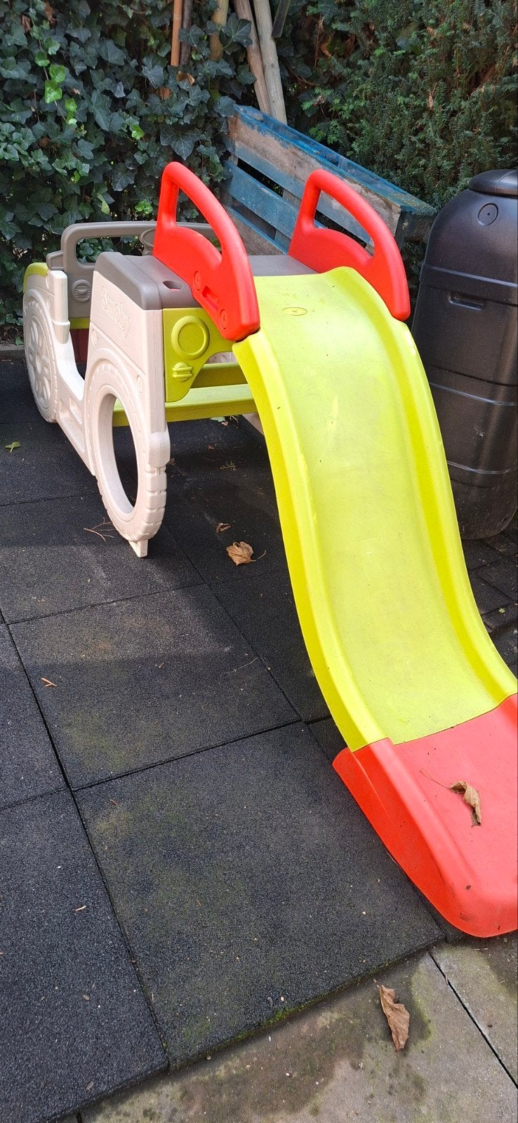 Smoby glijbaan met zandbak/opbergbak en tuinslangaansluiting, Ophalen, Gebruikt, Glijbaan