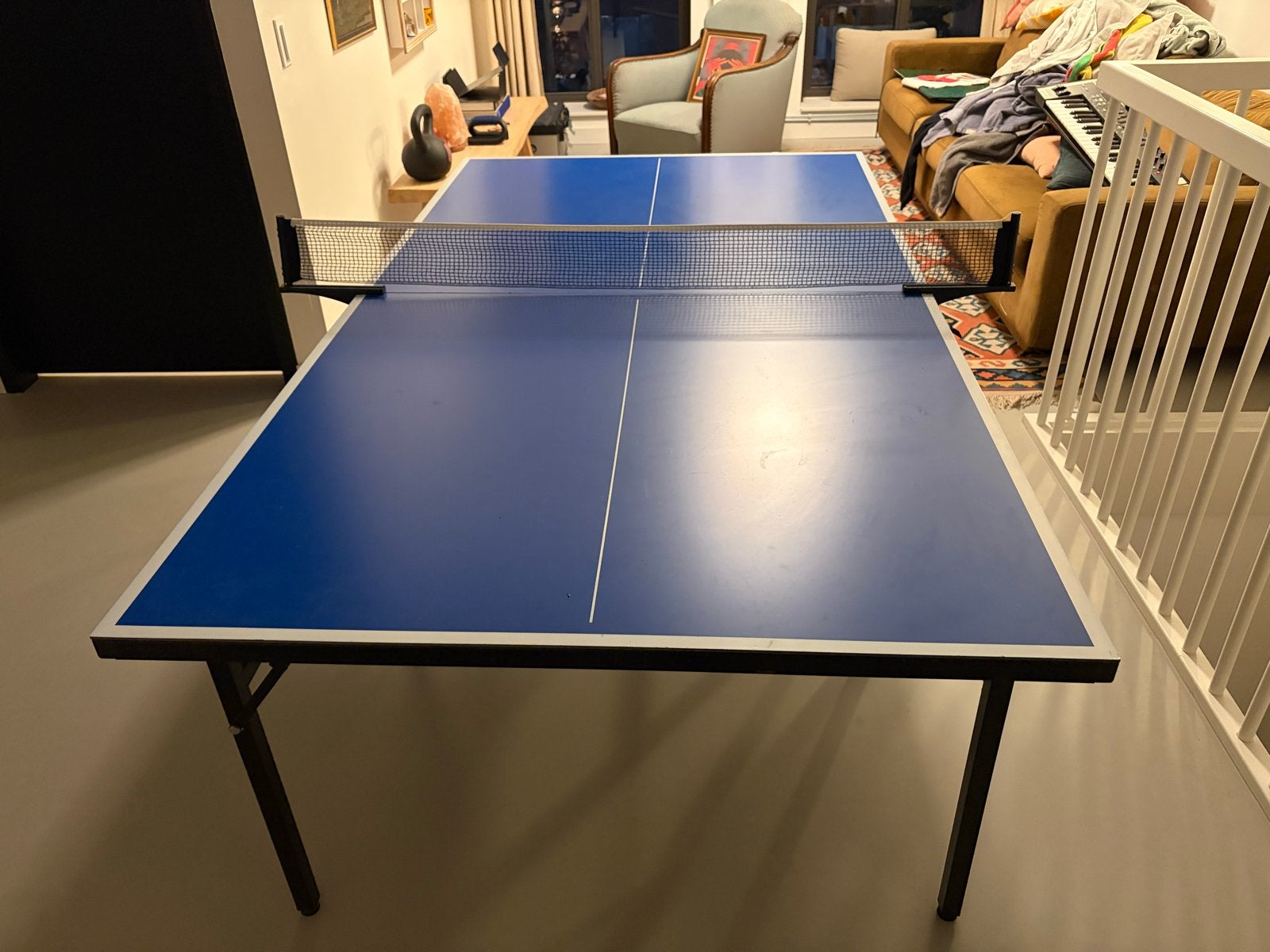 Buffalo Midi Tafeltennistafel - Compact en Inklapbaar, Sport en Fitness, Ophalen, Zo goed als nieuw, Tafel Indoor, Inklapbaar
