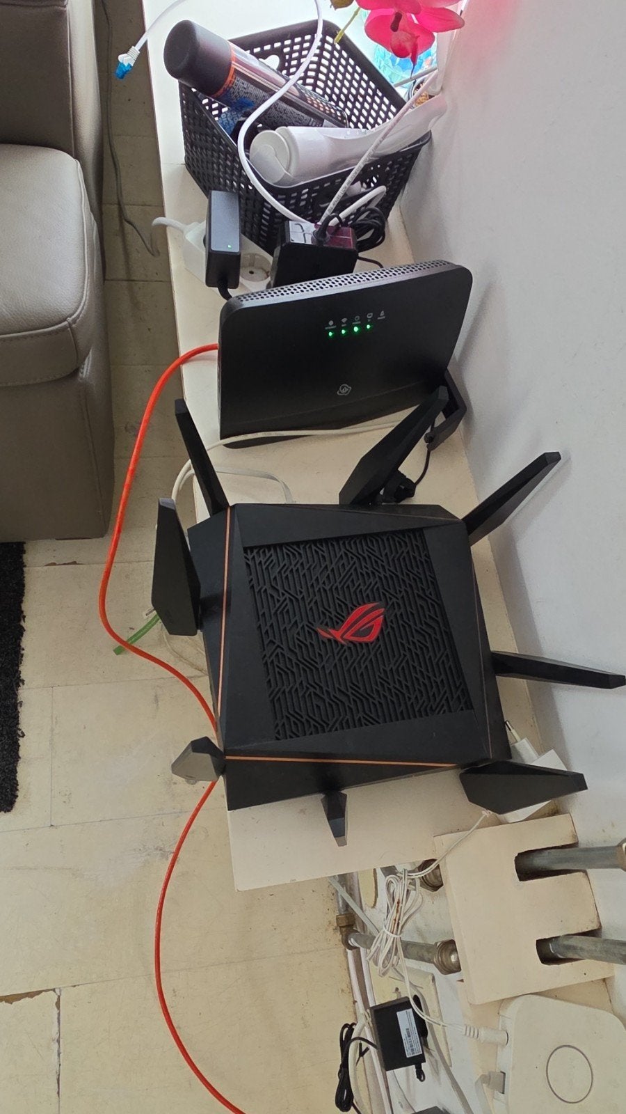 ASUS ROG Rapture GT-AC5300 Gaming Router - Perfecte Staat, Ophalen of Verzenden, Gebruikt, Router, ASUS ROG