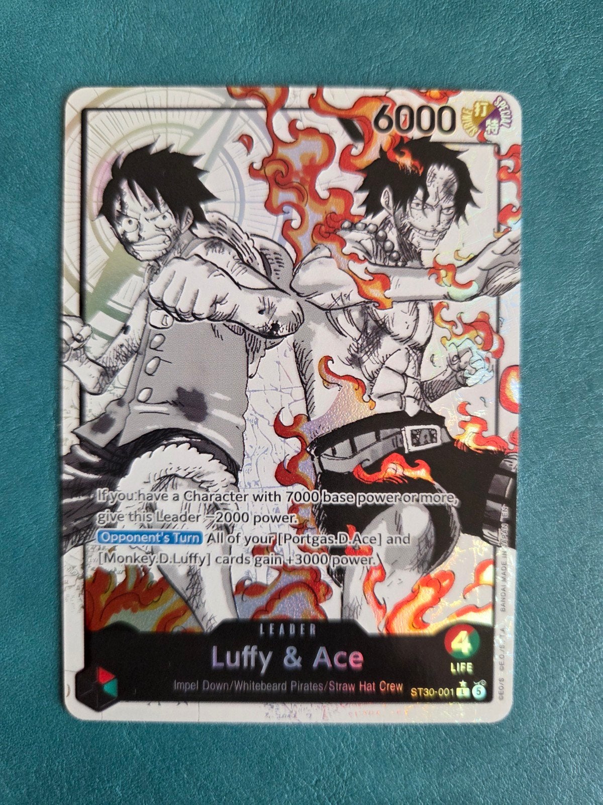One Piece ST30 Ace Luffy mint, Ophalen of Verzenden, Zo goed als nieuw