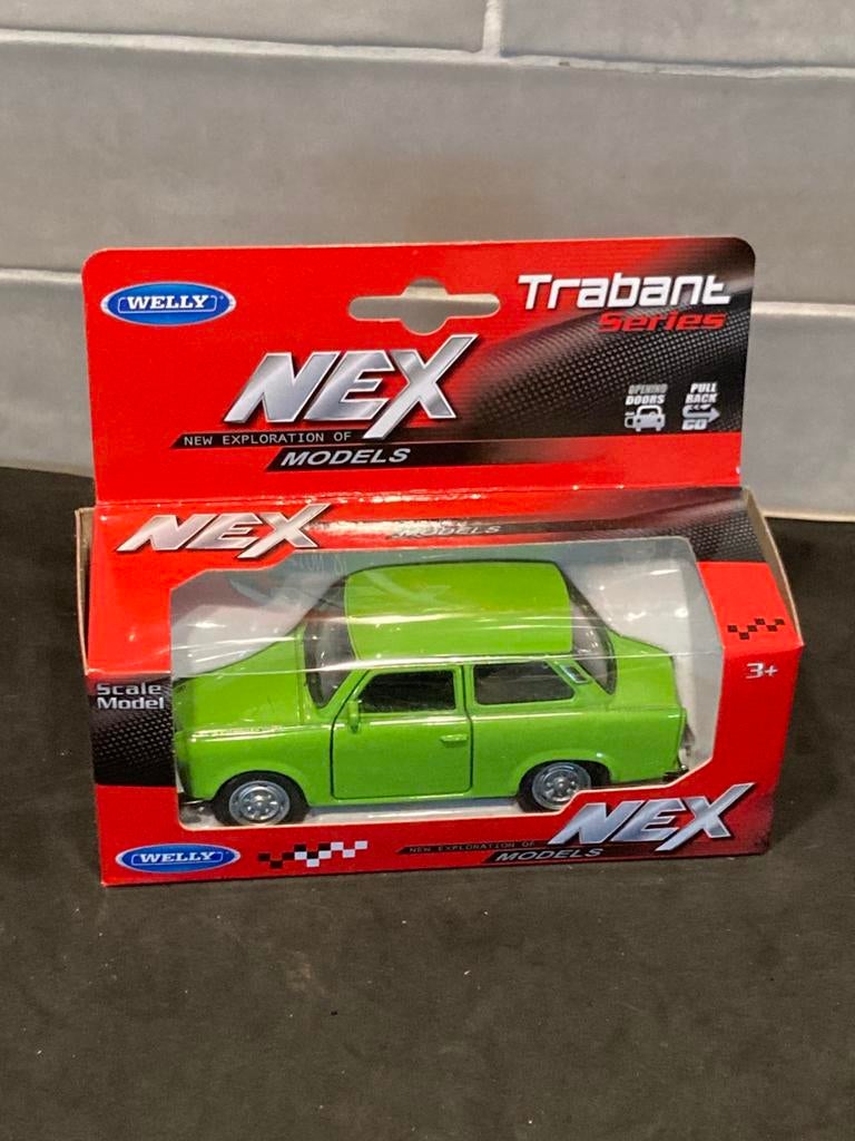Welly modelauto Trabant, appelgroen (050526h), Verzenden, Nieuw, Auto