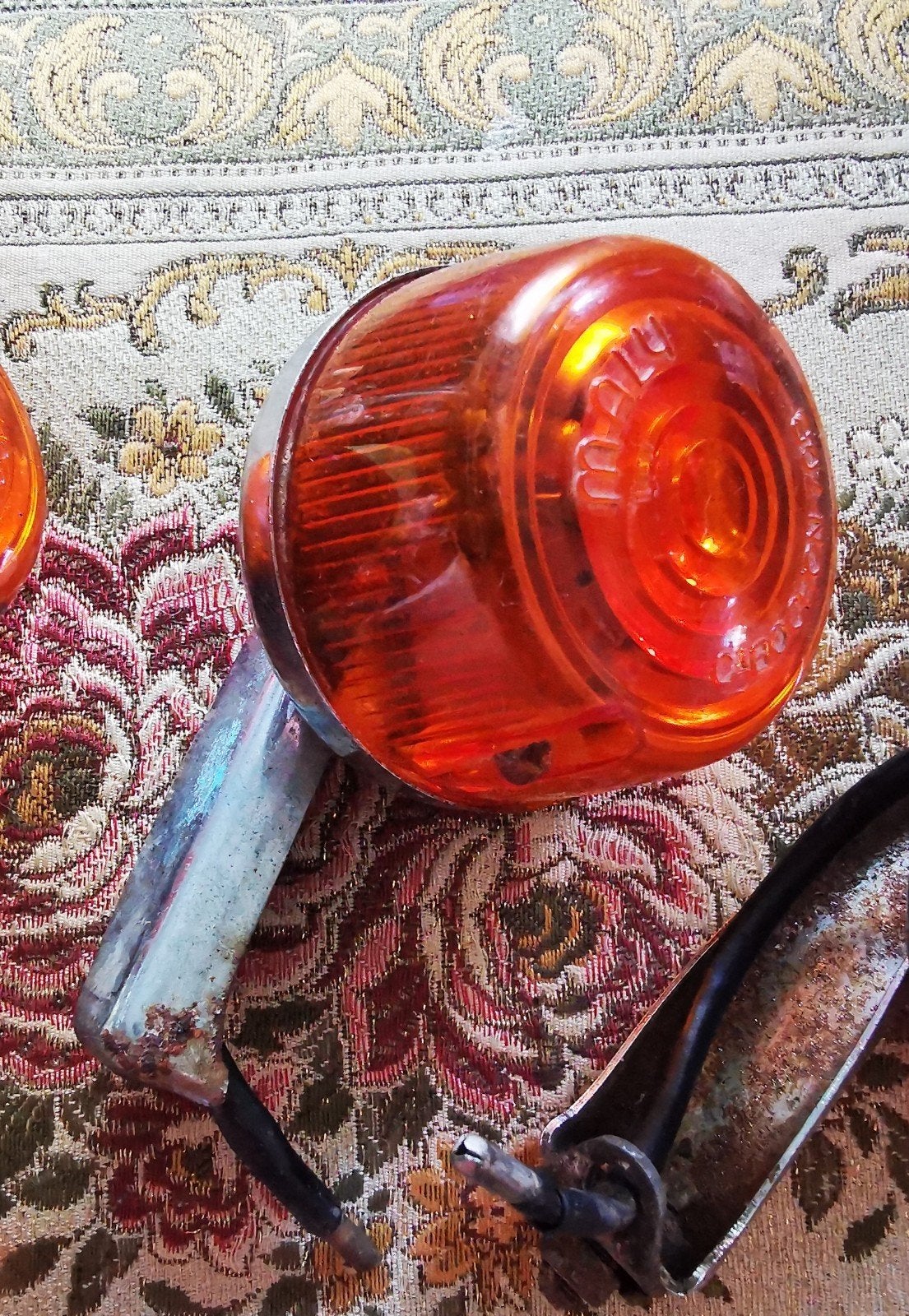 Knipperlichten vintage brommer Honda Maly 708 cabochon Miek, Overige merken, ., Ophalen of Verzenden, .