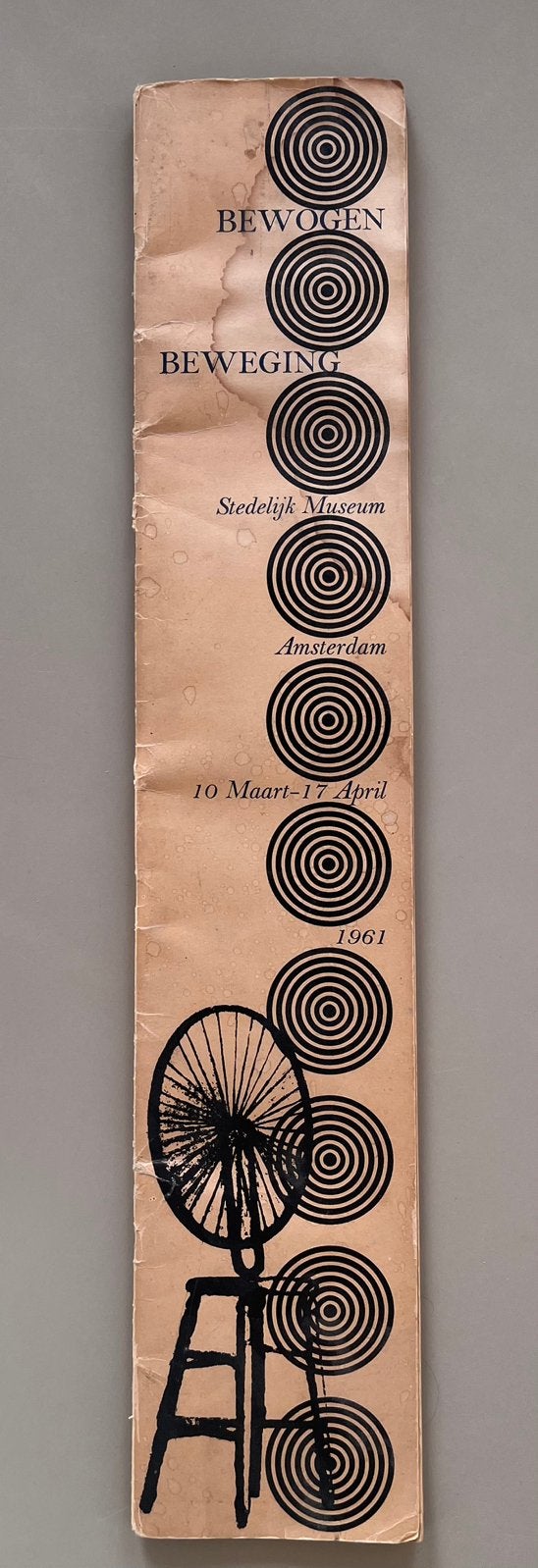 “Bewogen Beweging” catalogus Stedelijk museum Amsterdam 1961, Ophalen of Verzenden, Gelezen, Overige onderwerpen