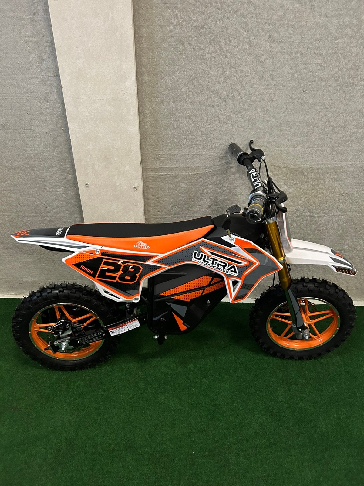 Nieuwe Ultra 1000 watt elektrische oranje kinder crossmotor, Ophalen, Nieuw, Ultra, Ultra