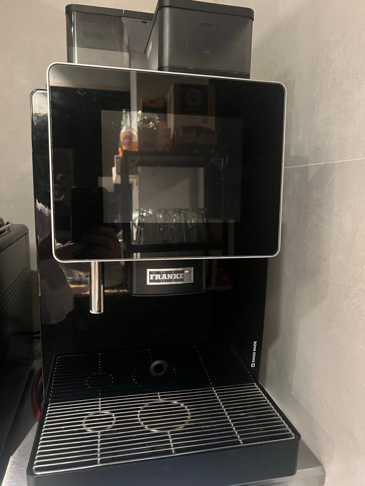 Franke A600 Koffiemachine - Professionele Kwaliteit, Gebruikt, 10 kopjes of meer, Koffiemachine, Koffiebonen