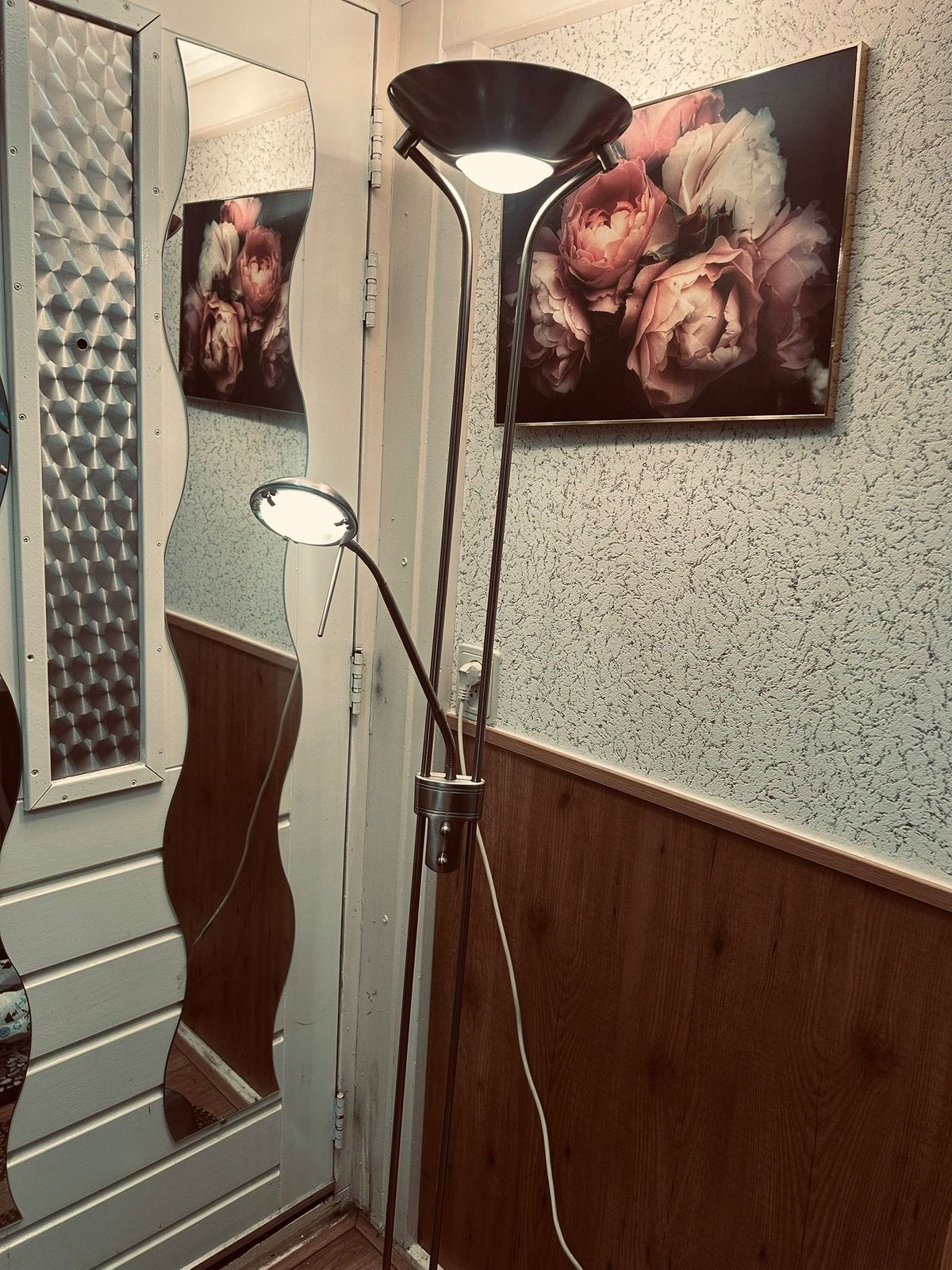 Goedewerkende staande lamp/ vloerlamp, Ophalen, Zo goed als nieuw, Metaal, 150 tot 200 cm
