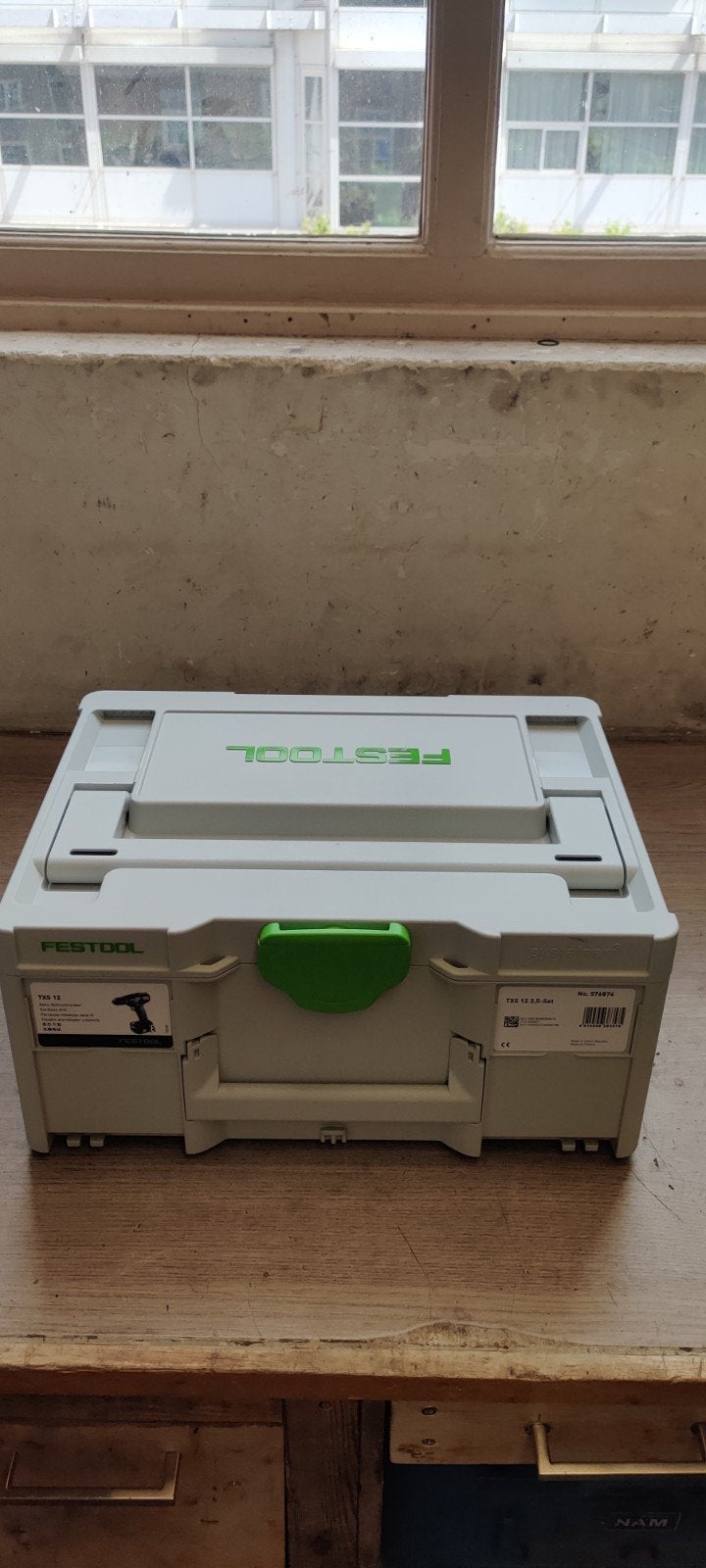 Festool nieuwe systainer voor de TXS, CXS 12 komt met inlay, Ophalen of Verzenden, Nieuw, Boor- en Schroefmachine