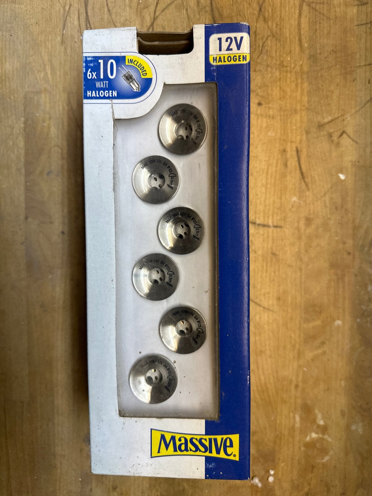 Massive Indra Inbouwspots 6x10W Halogeen 12V G4, Halogeen, Nieuw, Ophalen of Verzenden, G4