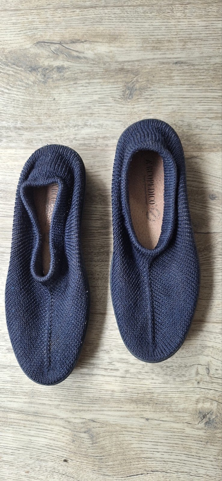 blauwe Arcopedico mt 39 instapper - slof - pantoffel  zgan, Kleding | Dames, Blauw, Instappers, Ophalen of Verzenden, Zo goed als nieuw