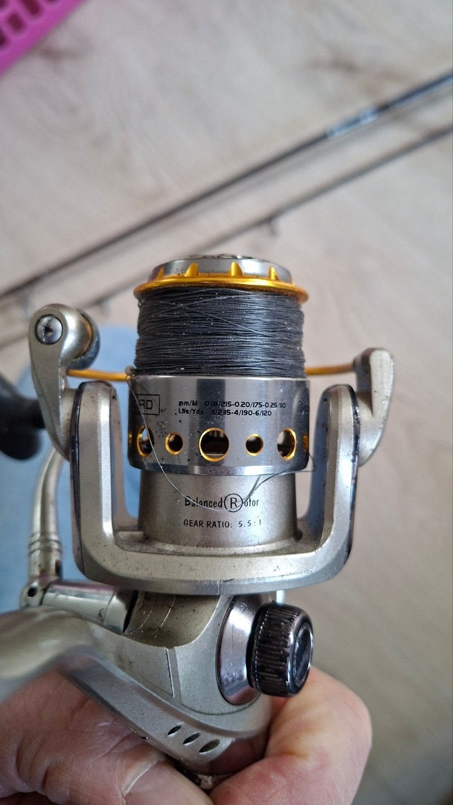 Rozemeijer Qualifier Spin Light 210 met molen, Ophalen of Verzenden, Gebruikt, Werphengel