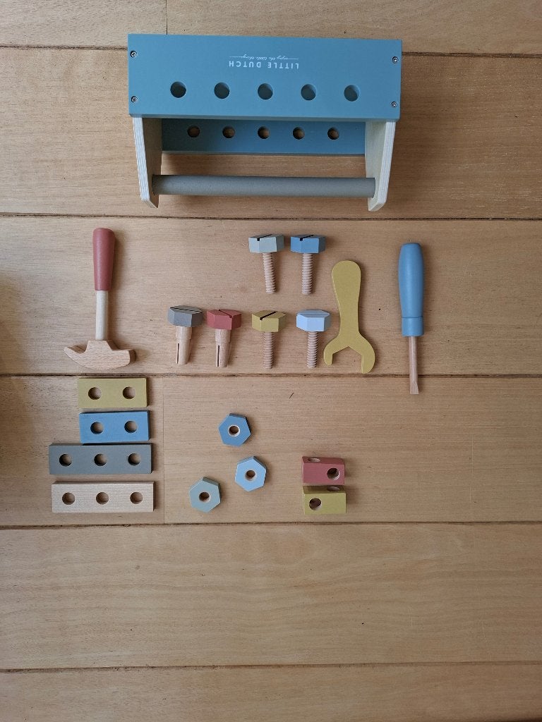 Little Dutch Houten Gereedschapskist Nieuw inc doos, Kinderen en Baby's, Ophalen of Verzenden, Nieuw, Overige typen