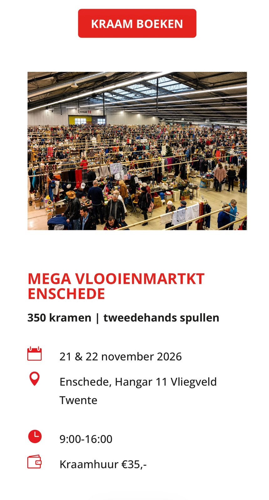 Gezocht kraam voor Vlooienmarkt rommelmarkt, Ophalen of Verzenden