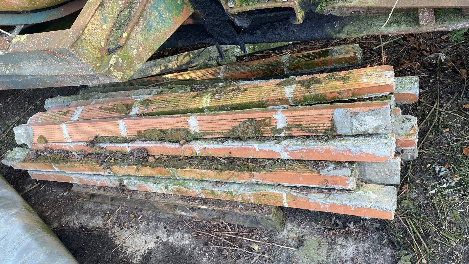 Gebruikte lateien, Doe-het-zelf en Verbouw, Hout en Planken, Ophalen, Gebruikt, Balk, 50 mm of meer