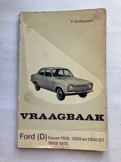 Vraagbaak Ford Escort MK I 1100, 1300 en 1300 GT (1968-1970), Ophalen of Verzenden