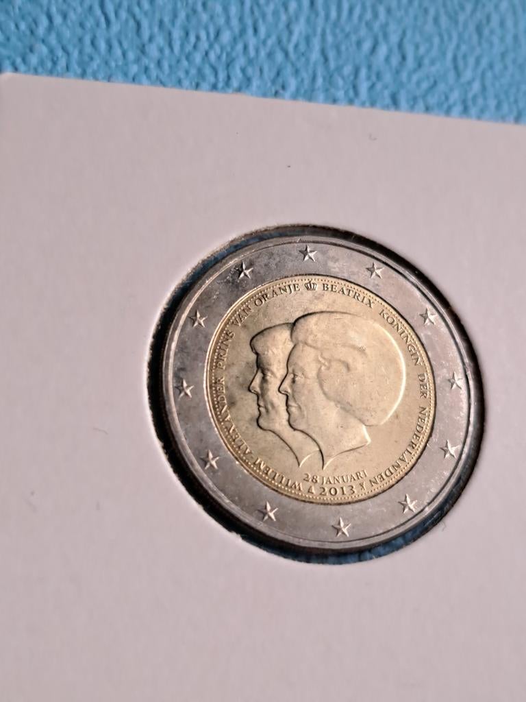 2 euro UNC Nederland 2013 Dubbelportret, Postzegels en Munten, Munten | Nederland, Ophalen of Verzenden, Koningin Beatrix, Euro's