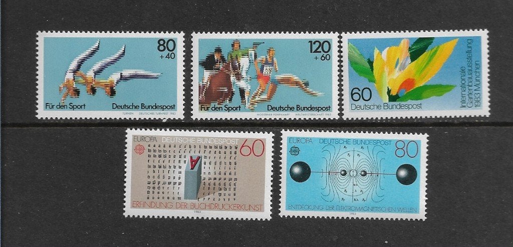 Postzegel    Duitsland   1172/1176   PF, Ophalen of Verzenden, BRD, Postfris