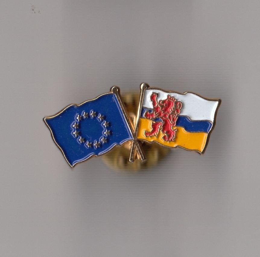 Limburg Europa Vlag pin, Gebruikt, Niet vindbaar, Niet vindbaar, Speldje of Pin