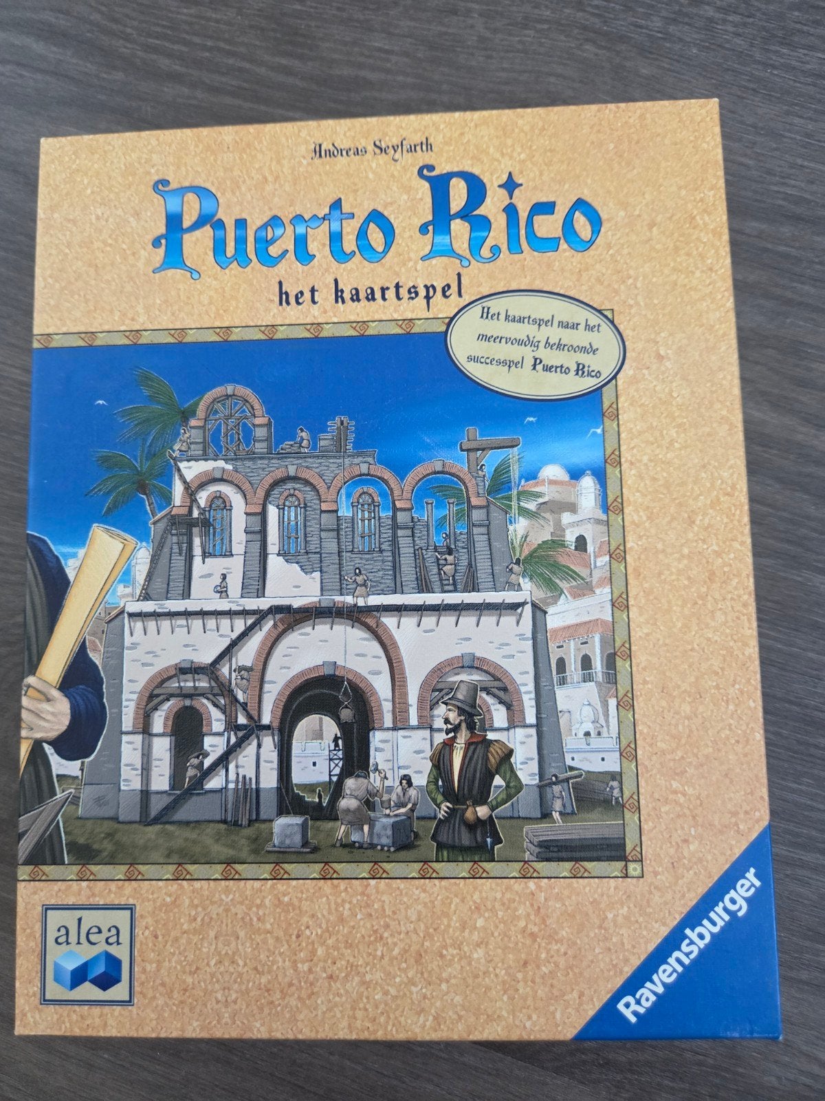 Puerto Rico: Het Kaartspel - Zo goed als nieuw, Hobby en Vrije tijd, Gezelschapsspellen | Kaartspellen, Ophalen of Verzenden, Zo goed als nieuw