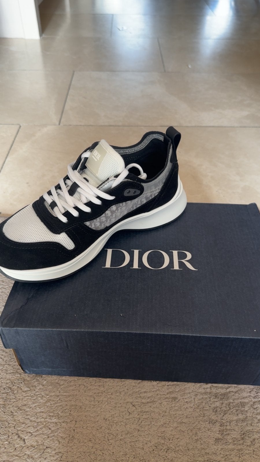 Dior B25 Sneakers Zwart, Zwart, Ophalen of Verzenden, Sneakers of Gympen, Zo goed als nieuw