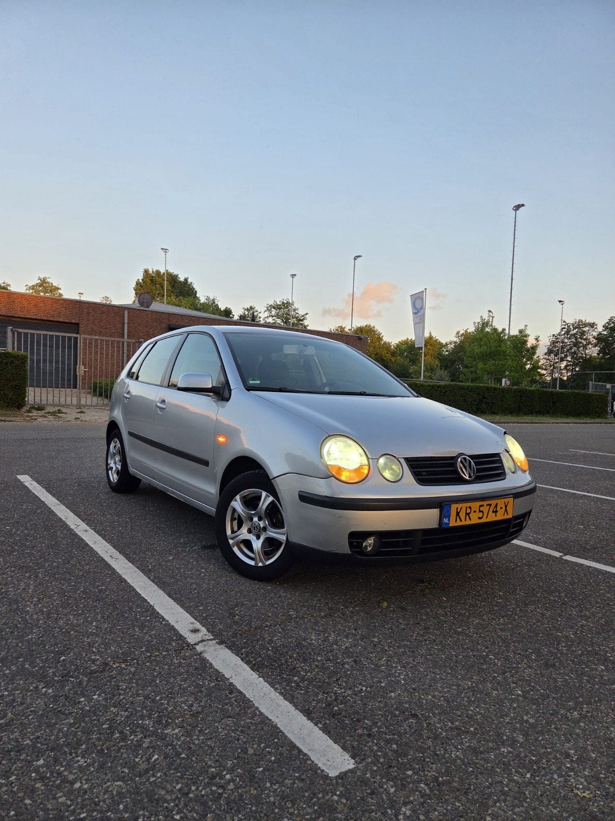 Volkswagen Polo 1.2 47KW 2003 Grijs, Auto's, 1198 cc, Handgeschakeld, Particulier, 3 cilinders