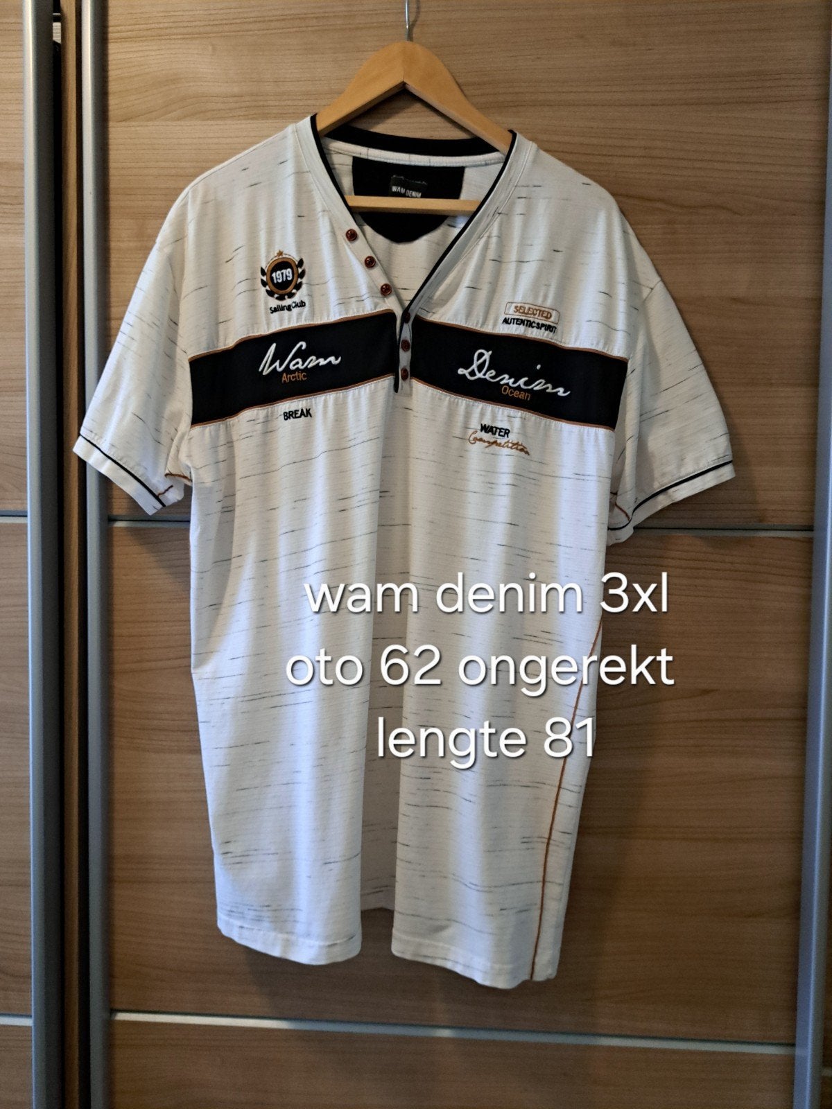 Wam denim shirtje maat xxxl zie afmetingen, Ophalen of Verzenden, Gedragen, Wam Denim, Shirt