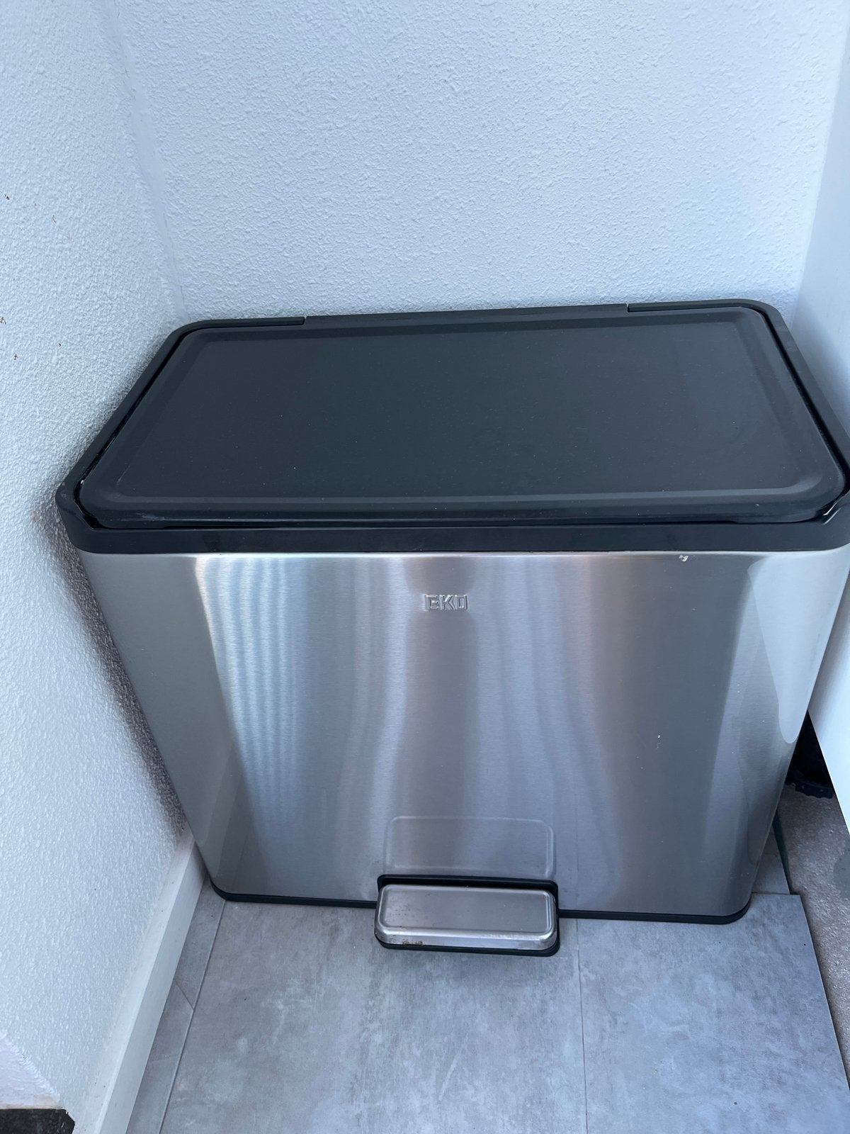 EKO Pedaalemmer RVS - 40 liter - Zo goed als nieuw, Ophalen, 50 – 75, Met pedaal, 40 liter of meer