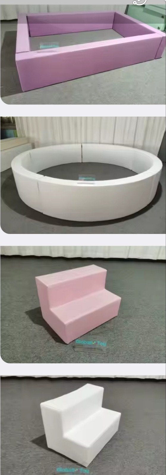 Nieuwe softplay set met 2 glijbanen & ballenbak/springkussen, Ophalen, Nieuw, Overige typen