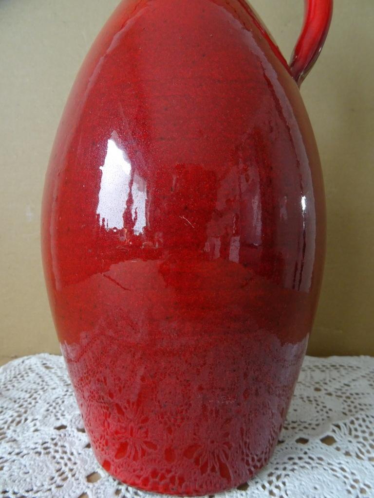 Curiosa aardewerk design karaf vaas dekselvaas 40cm Puylaert, Ophalen of Verzenden