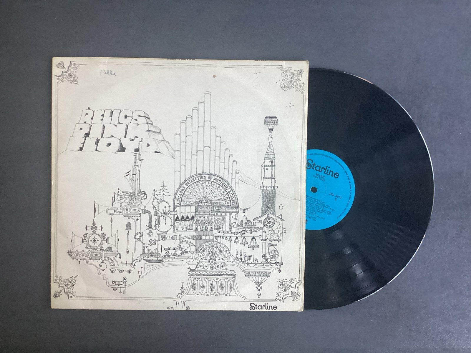 Pink Floyd - Relics LP (Starline, 1971), LP, Rock, Gebruikt, Ophalen of Verzenden