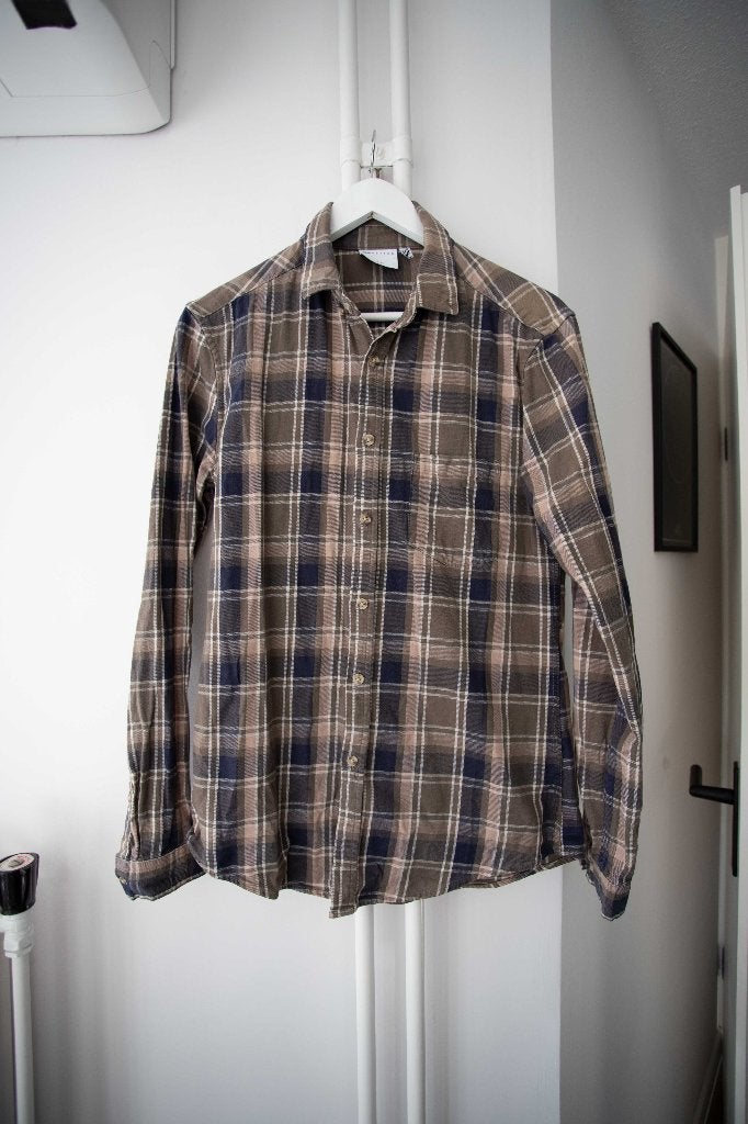 Overhemd met ruitjespatroon Asos maat S, Meerkleurig, Halswijdte 38 (S) of kleiner, Ophalen of Verzenden, Asos Design
