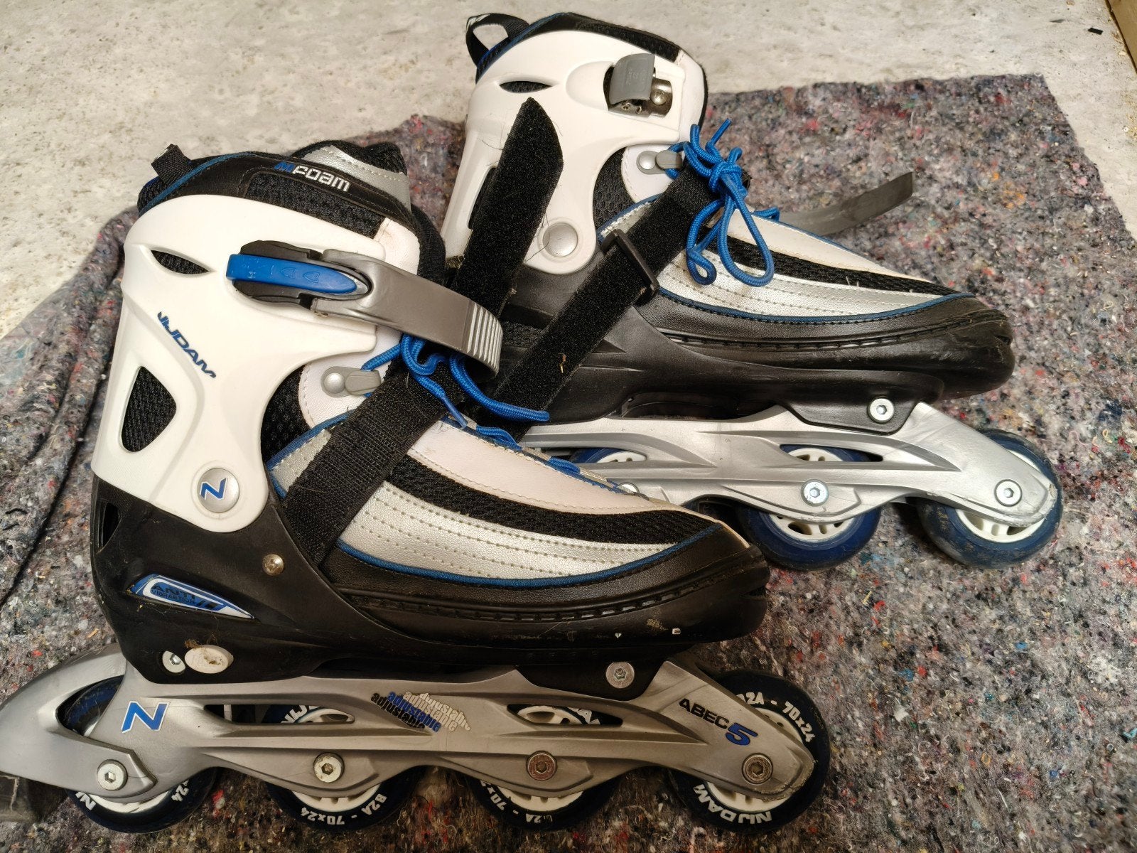 Nijdam verstelbare skeelers maat 38-41, Overige merken, Kinderen, Ophalen of Verzenden, Inline skates 4 wielen
