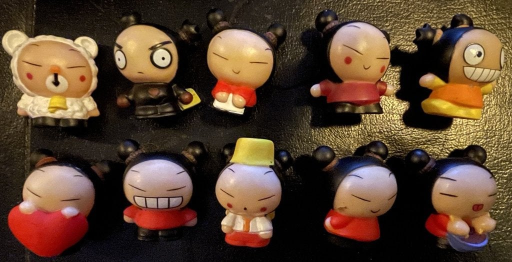 Pucca figuren 10 stuks plm 20 jaar oude vtg    eigen import, Verzamelen, Ophalen, Nieuw