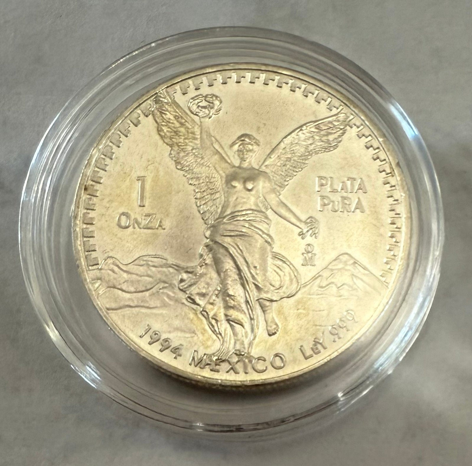 1oz 1994 Mexican Libertad / Banco de Mexico - 999 zilver, Ophalen of Verzenden, Noord-Amerika, Losse munt, Zilver