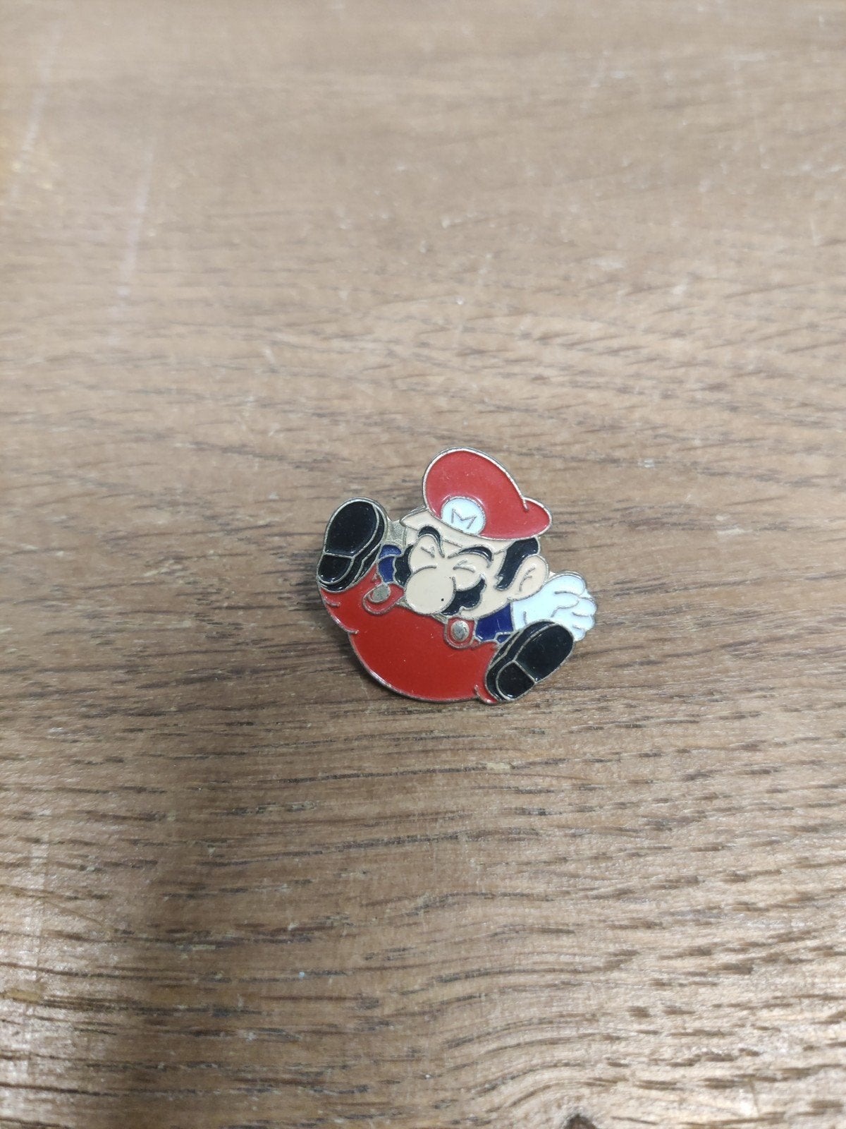 Vintage Super Mario Bros. Pin - Nintendo, Ophalen of Verzenden, Gebruikt, Figuurtje, Speldje of Pin