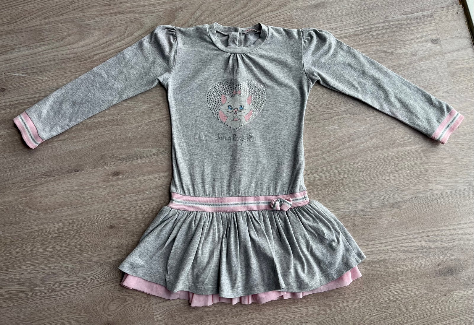 Laura Biagiotti Kids jurkje Disney Aristocats maat 110, Ophalen of Verzenden, Zo goed als nieuw, Meisje, Jurk of Rok