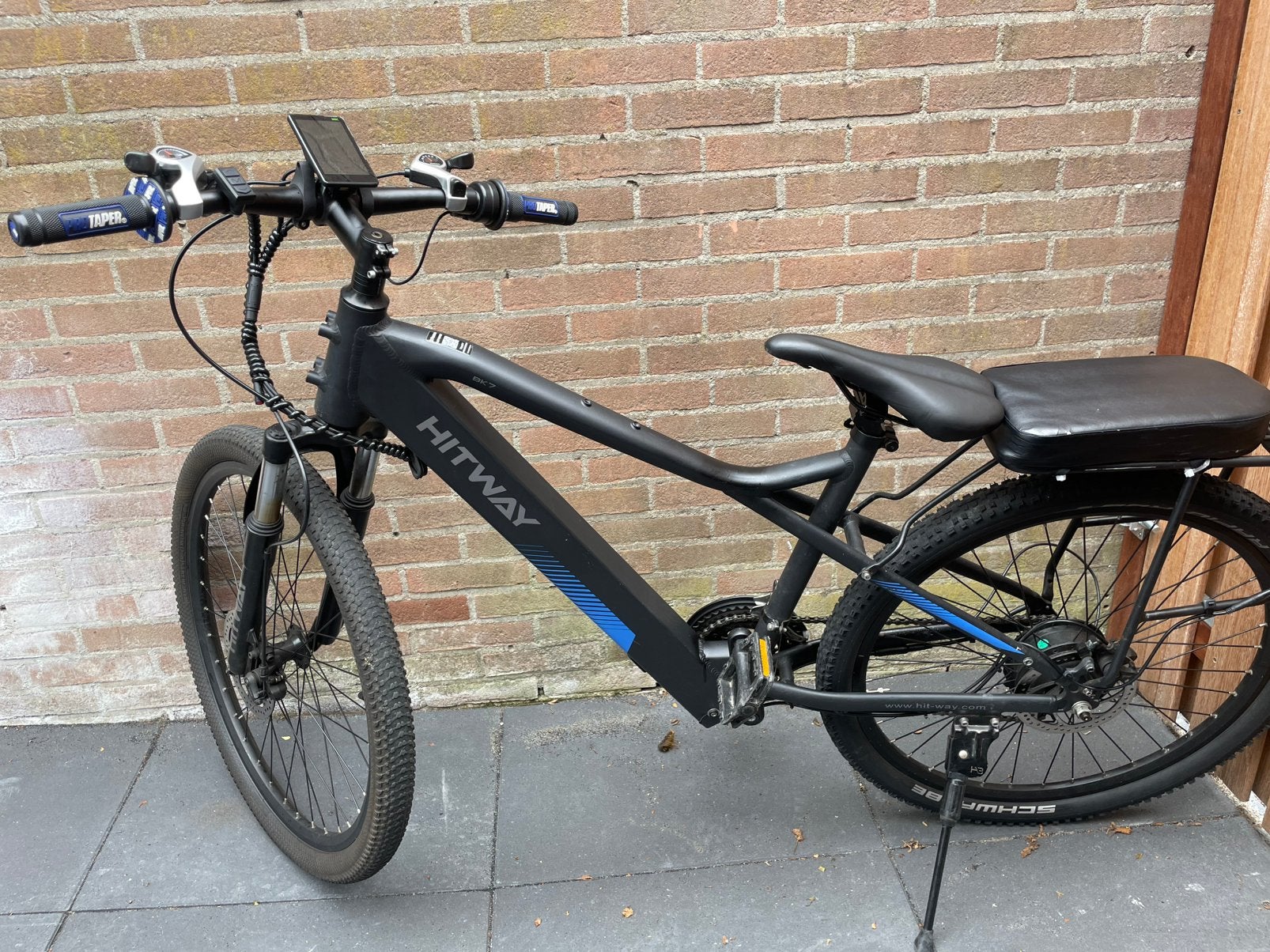 Hitway bk7 MET gashendel, Gebruikt, 51 tot 55 cm, 30 tot 50 km per accu, Ophalen