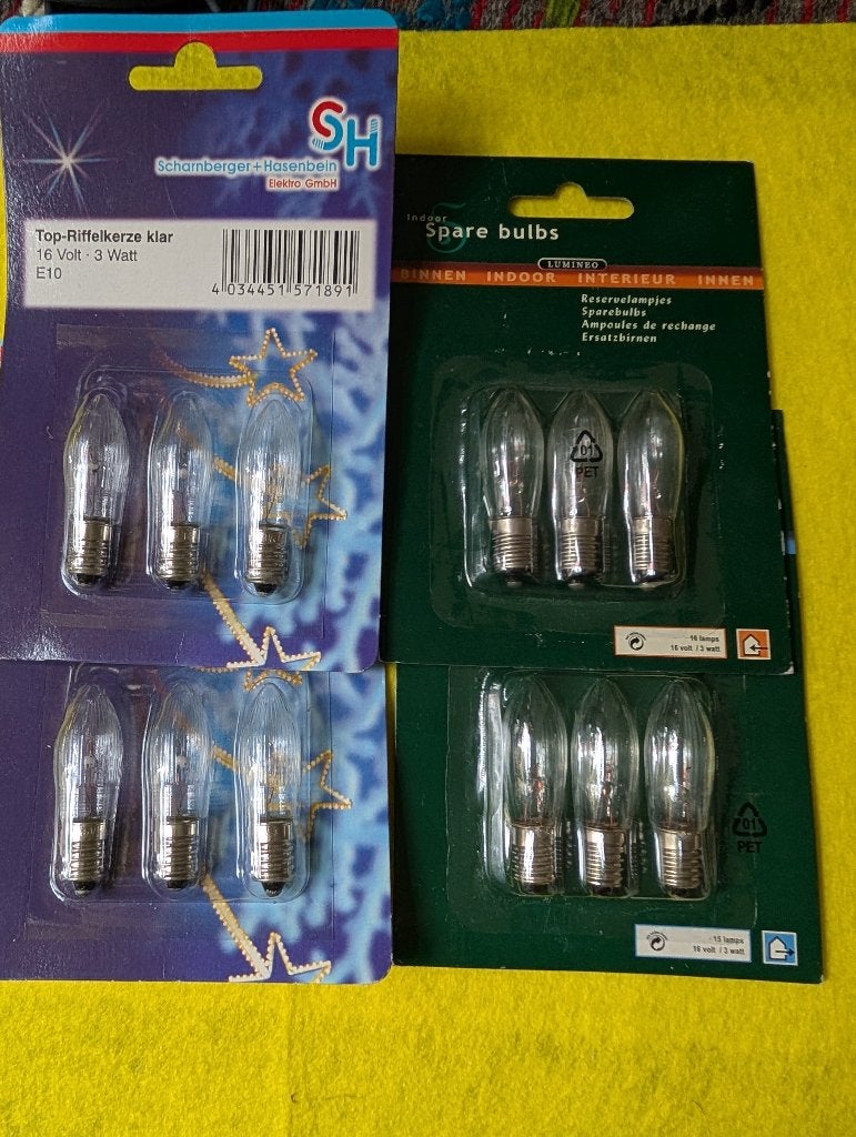 Reserve kerst lampjes 16 volt 3 wat, Ophalen of Verzenden