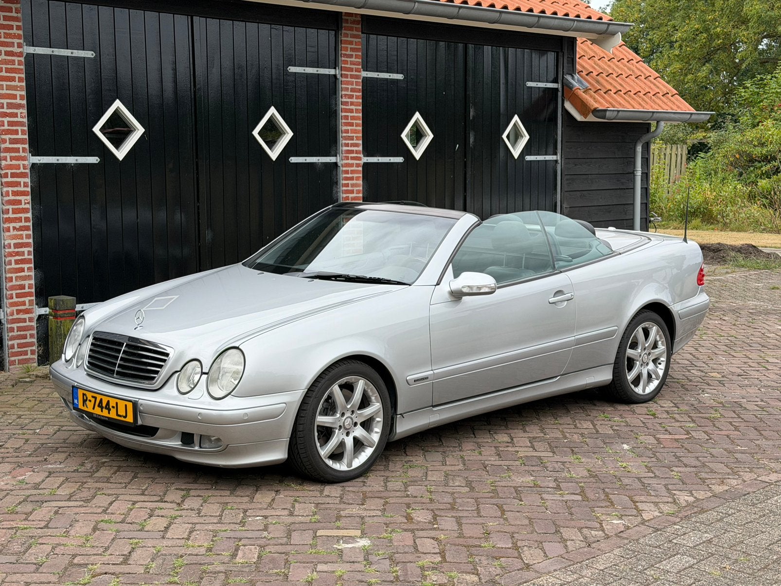 Mercedes-Benz CLK430 Cabrio Navi Stoelverwarming, Auto's, Mercedes-Benz, Automaat, Cabriolet, Leder, CLK