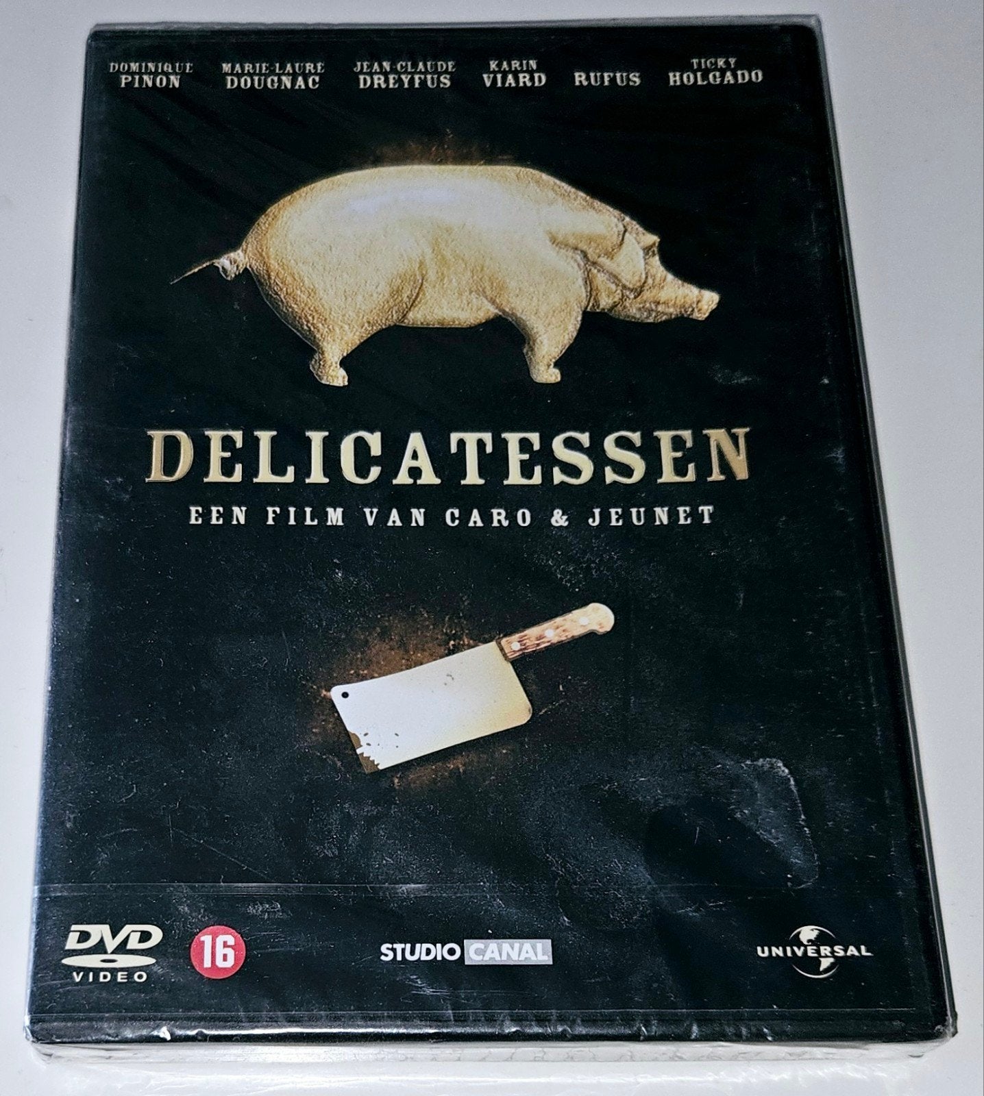 Delicatessen DVD - Franse cultfilm van Caro & Jeunet, Vanaf 16 jaar, Nederlands, Ophalen of Verzenden, Frans