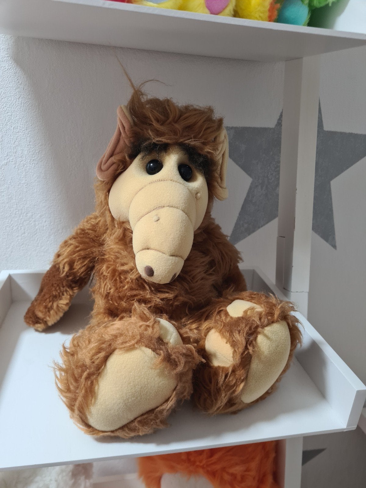 Vintage ALF Knuffel - Pluche Pop uit de Jaren '80, Gebruikt, Overige merken, Overige karakters, Overige typen