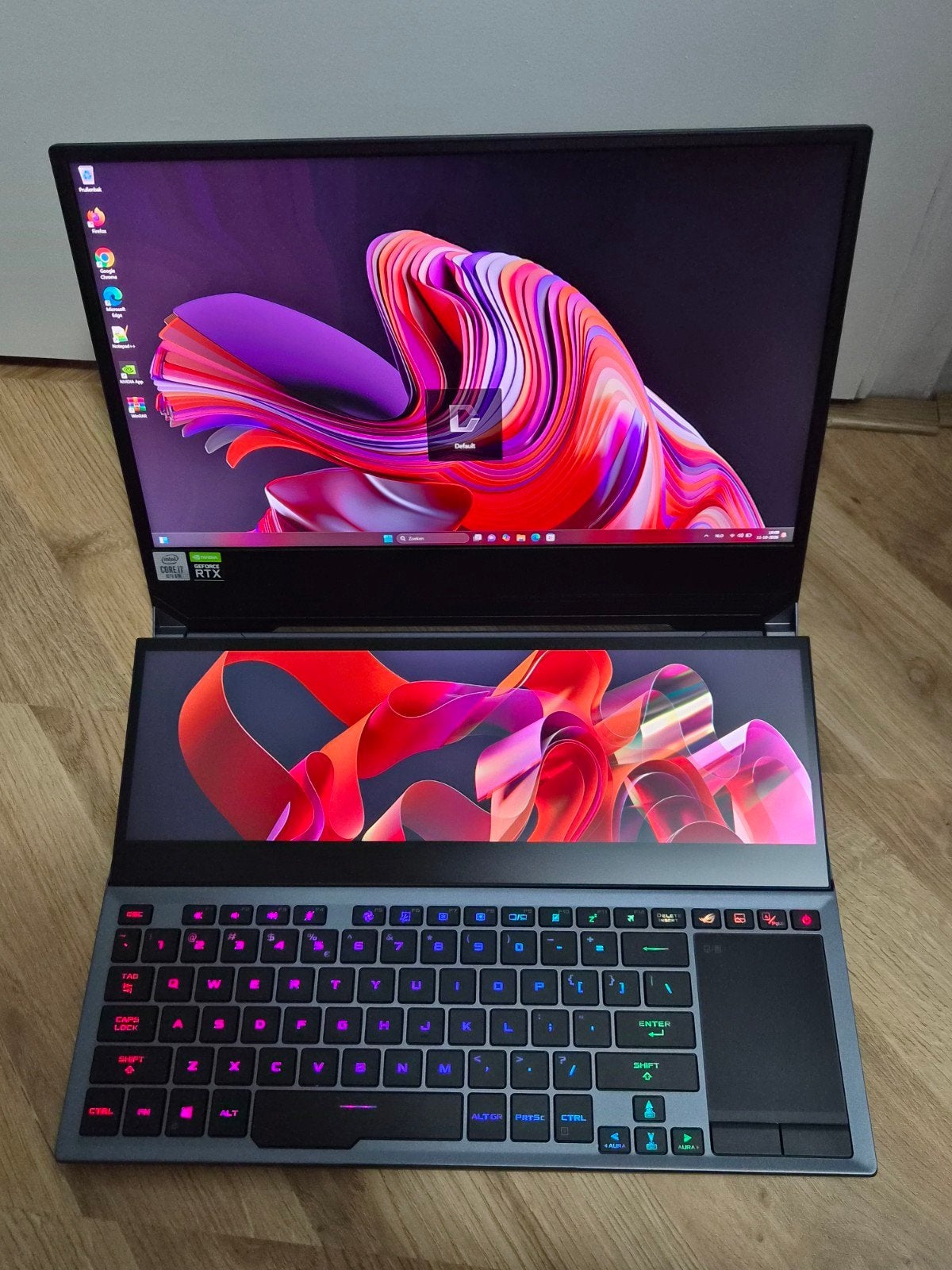Asus Rog Zephyrus Duo 15 | RTX 2070 Super | 32GB RAM, Computers en Software, Ophalen, Met videokaart, 32 GB, Zo goed als nieuw