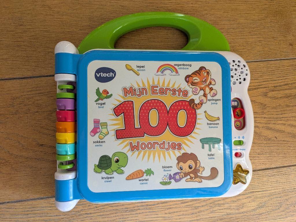 Vtech Mijn Eerste 100 Woordjes, Kinderen en Baby's, Speelgoed | Vtech, Ophalen, Zo goed als nieuw, 6 maanden tot 2 jaar